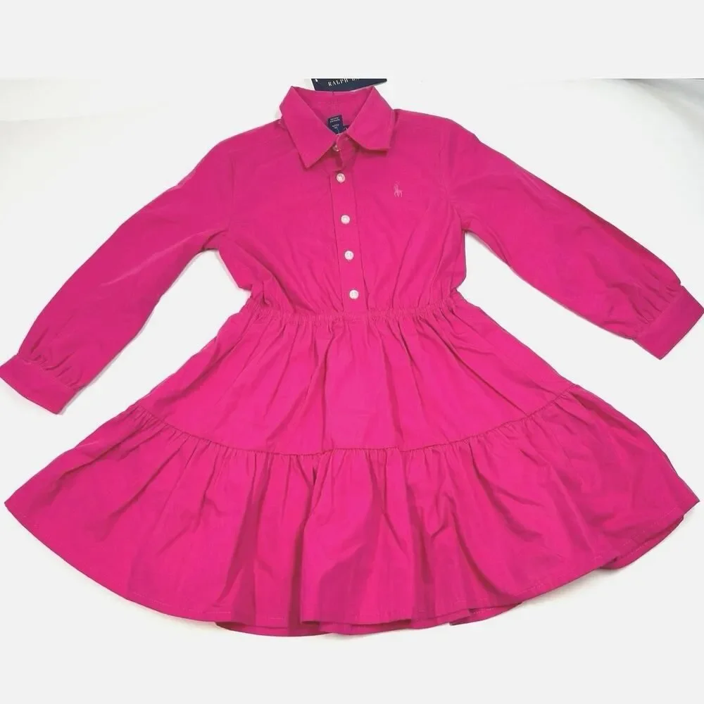 Polo‎ Ralph Lauren Girls Pink Dress Size 2